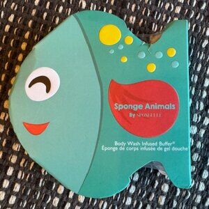 New Spongellé Fish Sponge Animal Body Wash Buffer